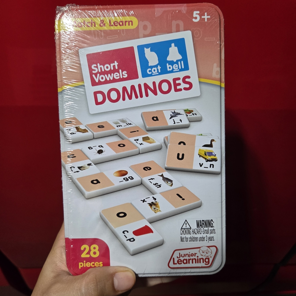 Short Vowels Dominoes - Educational Game